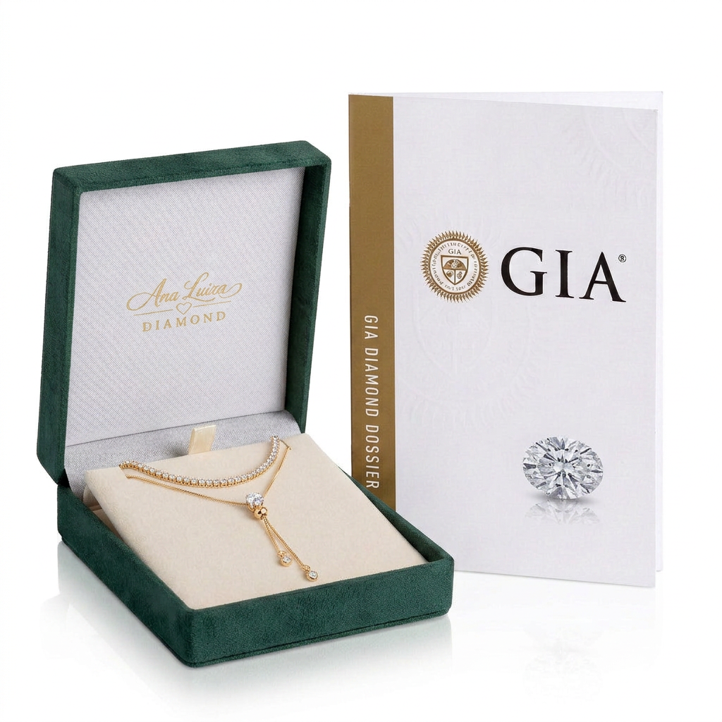 Colar em ouro amarelo 18K com diamantes
